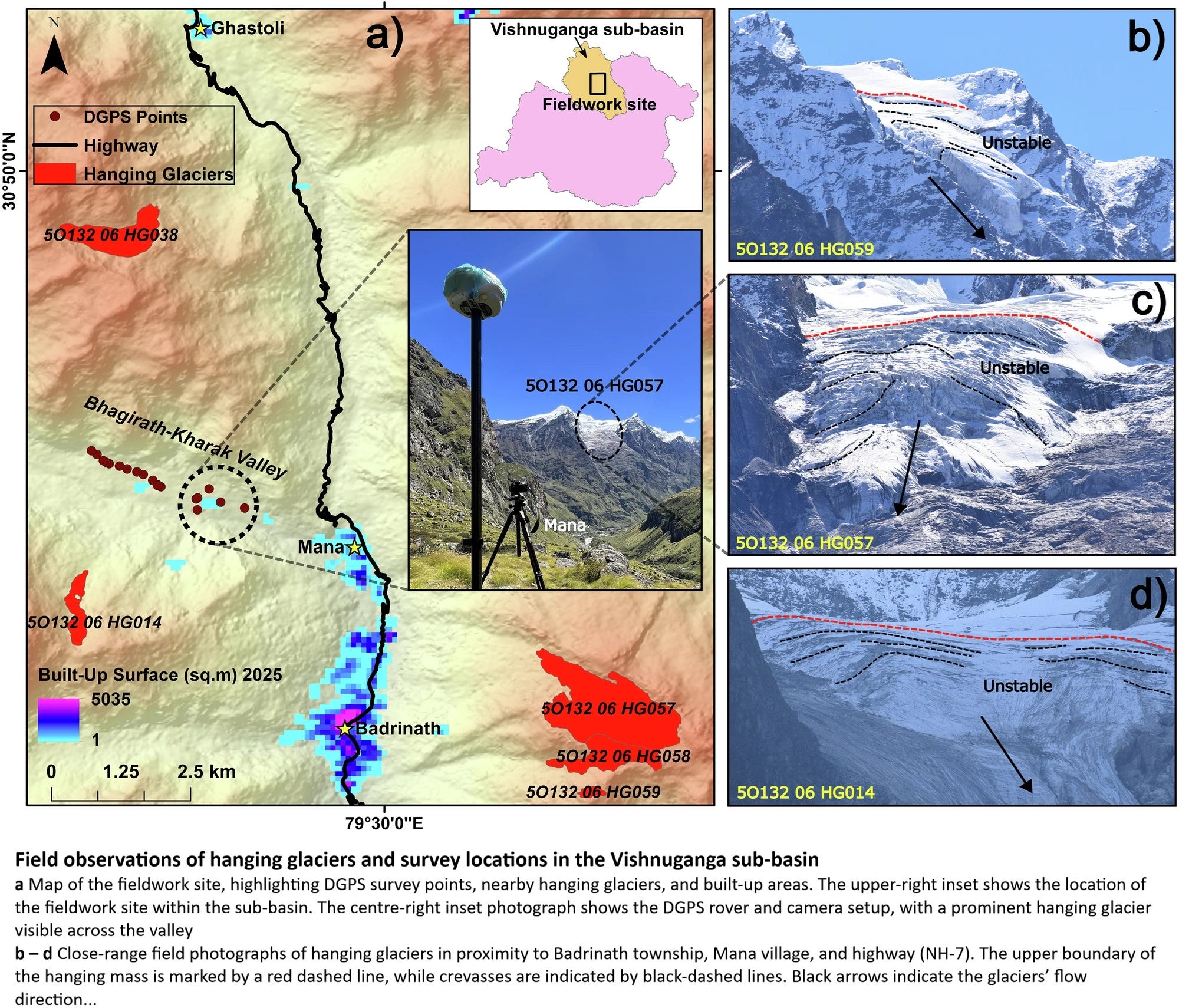 EarthStuff - Hanging Glaciers In Himalaya Reveal Rising Avalanche Risk