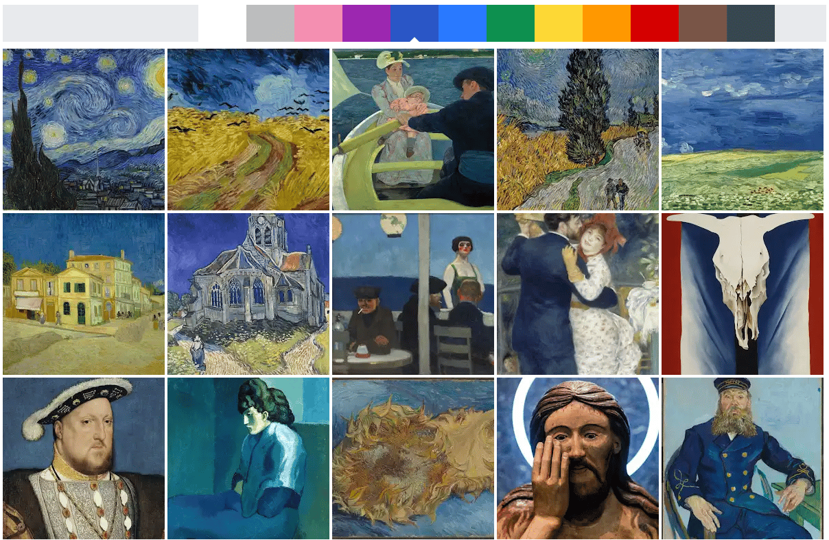 Google Arts & Culture Kleurverkenner