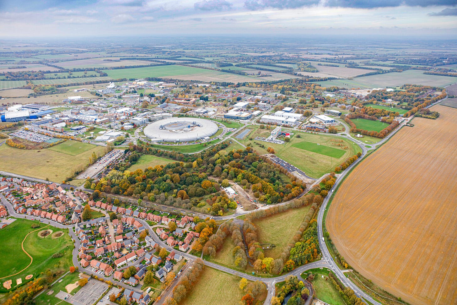 View of Harwell campus in the UK View of Harwell campus in the UK