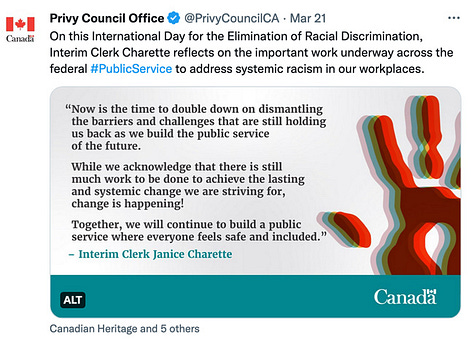 Privy Council Office tweets