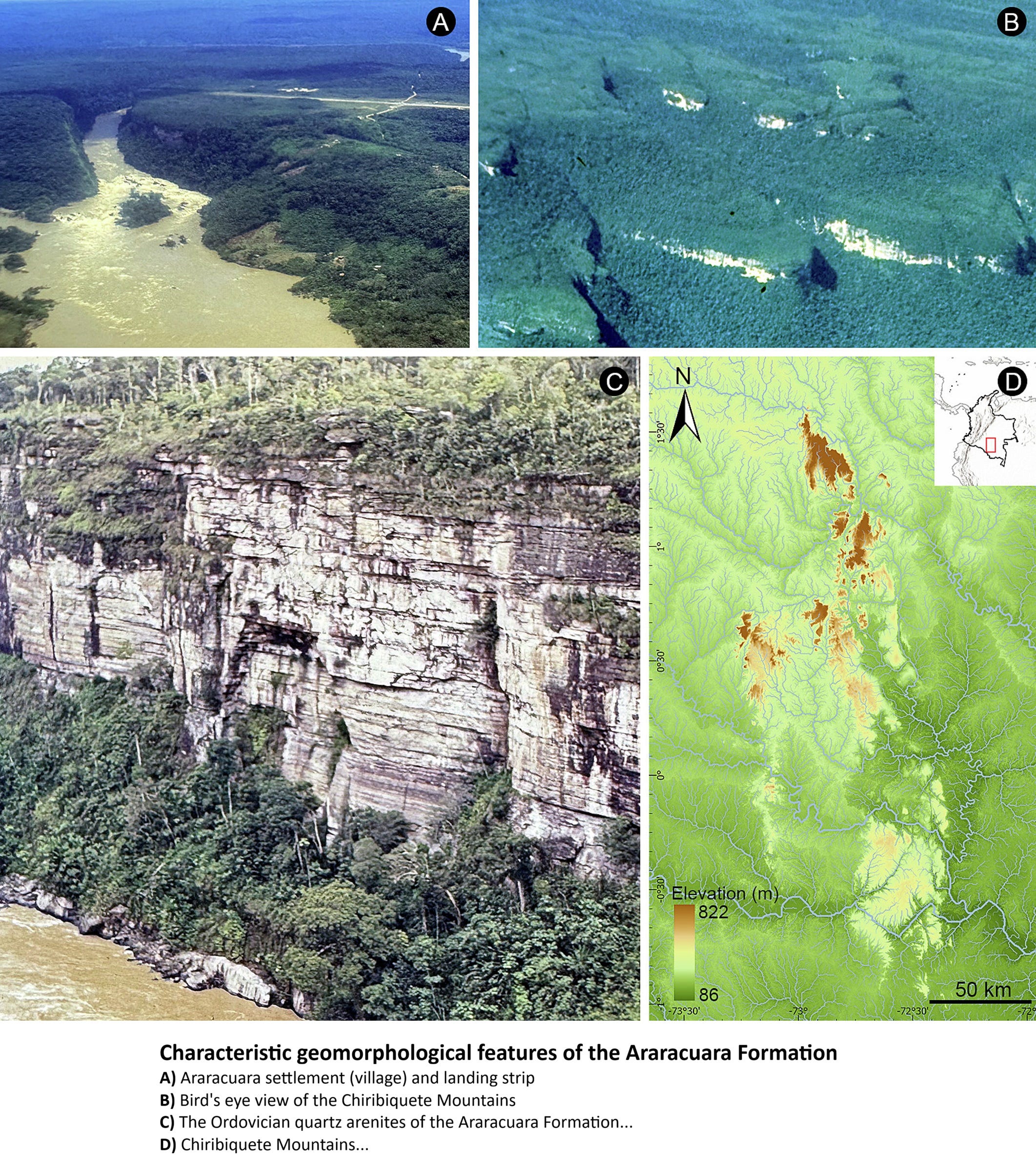 EarthStuff - Neogene Uplift Of The Chiribiquete Tabletop Mountains In The Colombian Amazon And Its Paleobiogeographic Implications