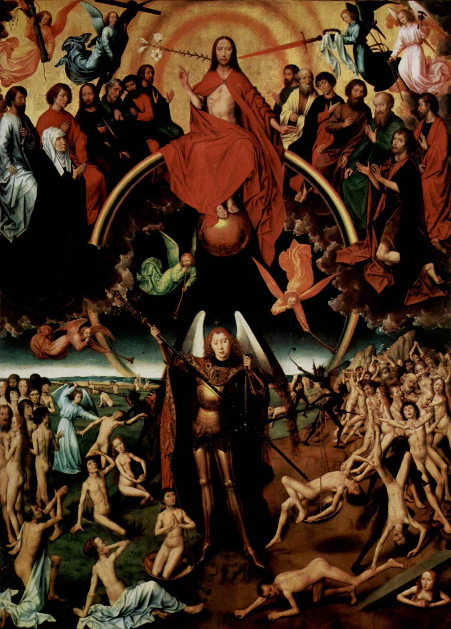 Hans Memling, The Last Judgment, central panel, 1471 Hans Memling, The Last Judgment, central panel, 1471
