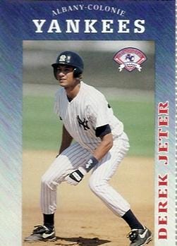 1994 Albany Yankees Yearbook Team Issue #2 Derek Jeter Front 1994 Albany Yankees Yearbook Team Issue #2 Derek Jeter Front
