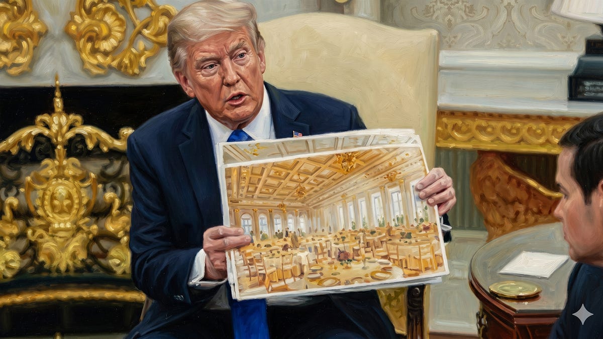 Report examines Trump's proposed billion dollar ballroom and no‑bid contracts
