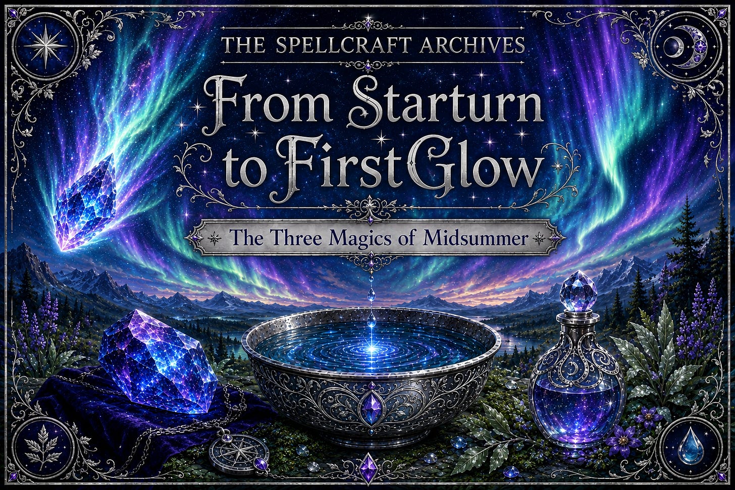 From Starturn to FirstGlow - The Three Magics of Midsummer header From Starturn to FirstGlow - The Three Magics of Midsummer header