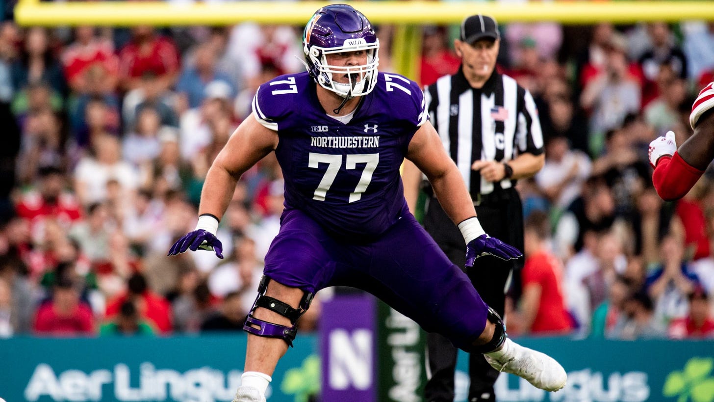 Peter Skoronski - 2022 - Football - Northwestern University Athletics
