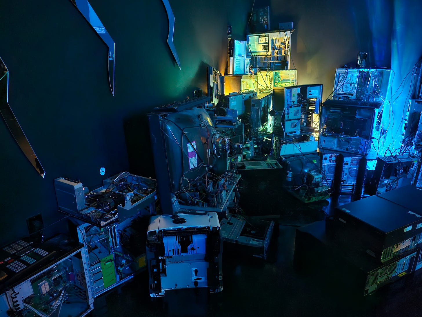 computers, wires, e-waste, art, creativity, motherboard, PC, desktop