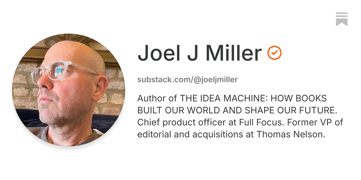 Joel J Miller | Substack