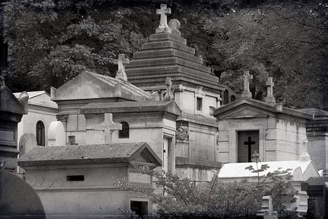 Pere Lachaise cemetery, monumental tombs
