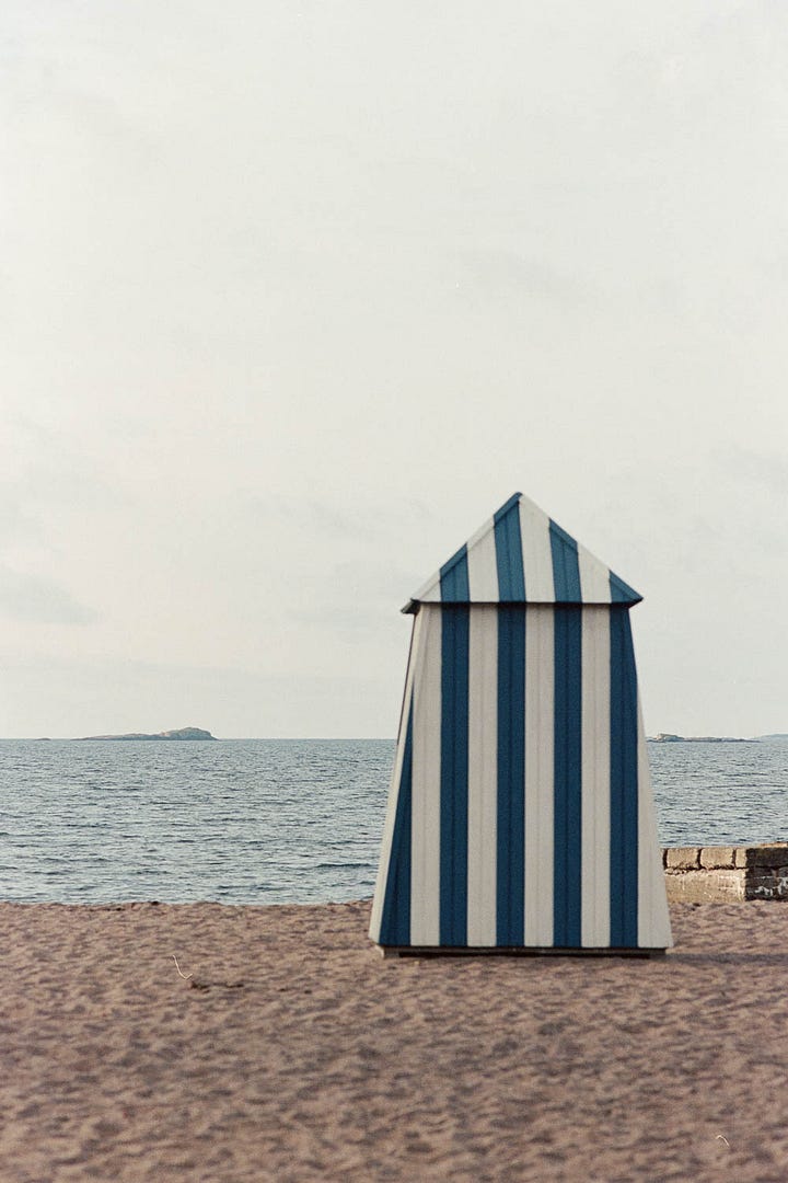 Portra film and Hanko seaside