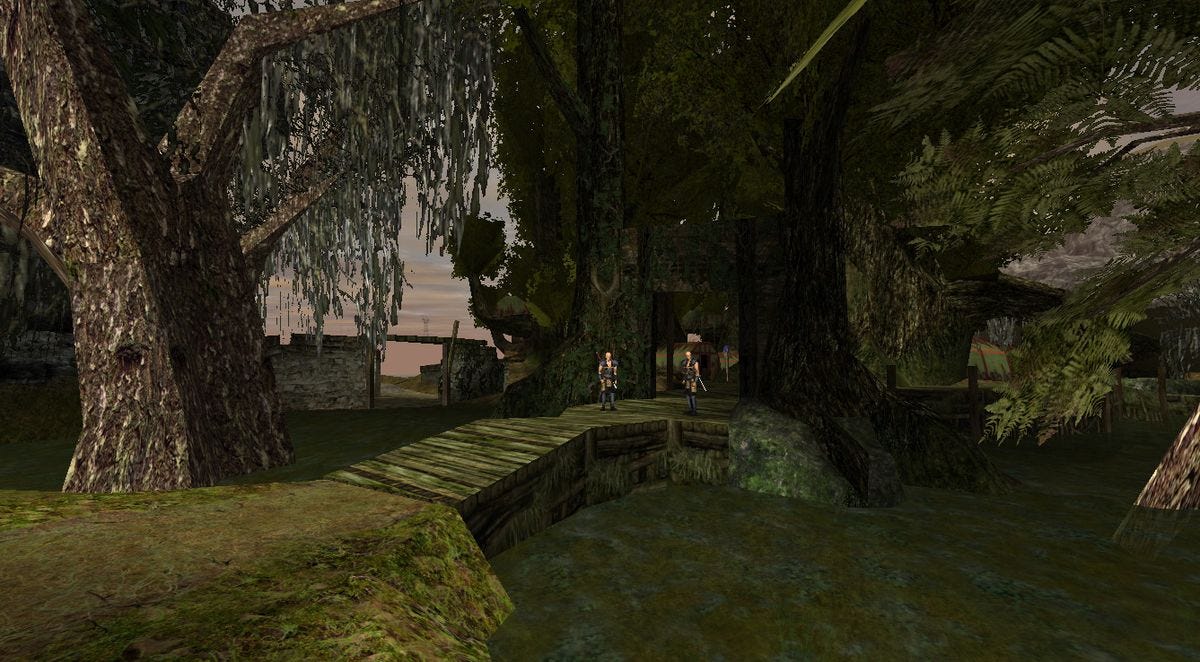 https://cdn.wikimg.net/en/strategywiki/images/thumb/8/8b/Gothic_swamp_camp_entrance.jpg/1200px-Gothic_swamp_camp_entrance.jpg