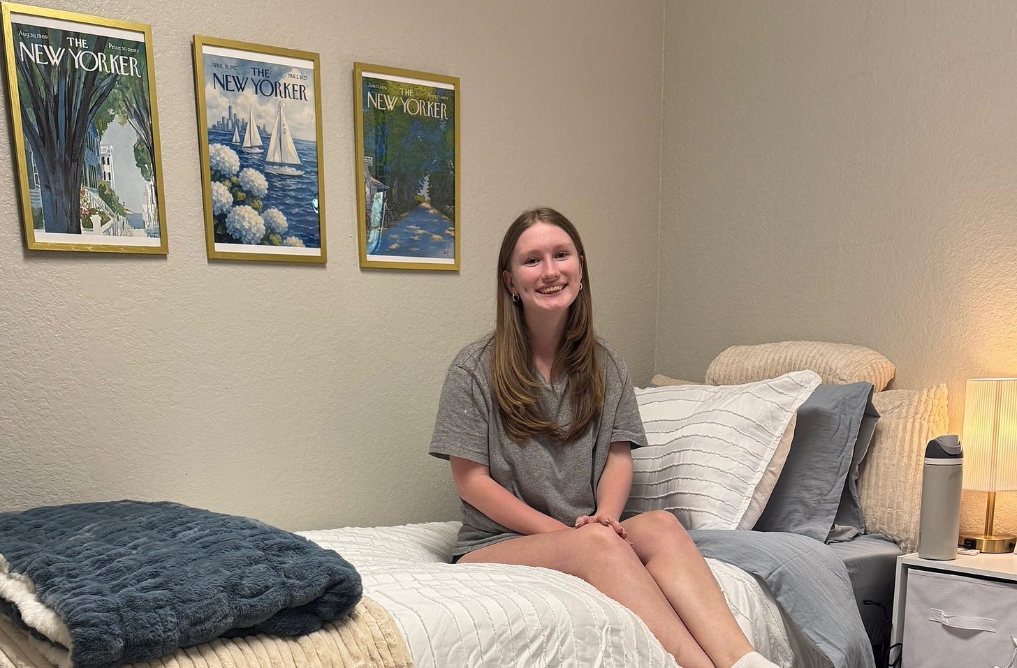 May be an image of 1 person and bedroom