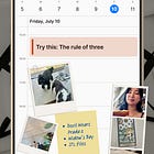 Try this: The rule of three