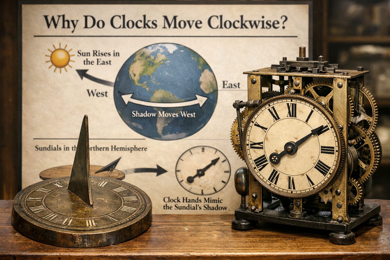 Why Do Clocks Run Clockwise? The Surprising History Behind Time’s Direction