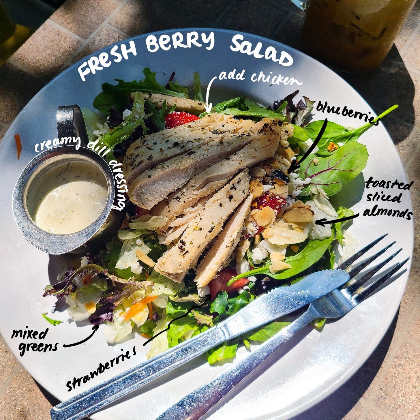 Amelie's Fresh Berry Salad add Chicken