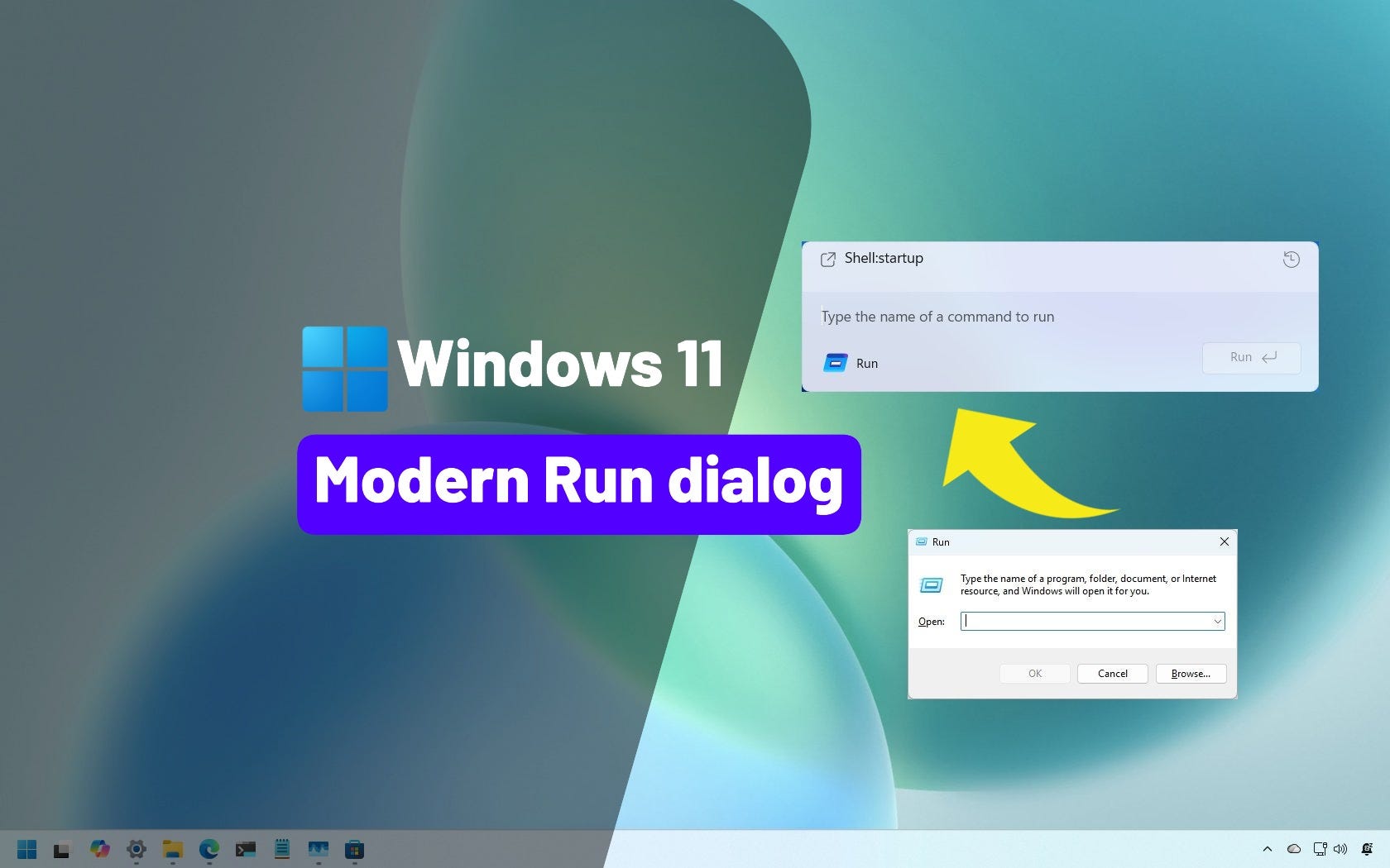 Windows 11 Loading Dialog Windows 11 new Run dialog with modern UI - Pureinfotech