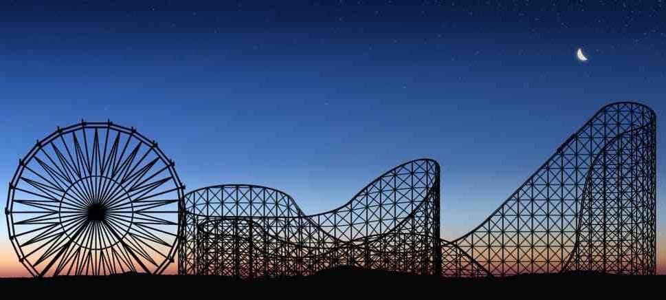 Rollercoaster wallpaper | Rollercoaster aesthetic wallpaper, Roller coaster,  Wallpaper backgrounds