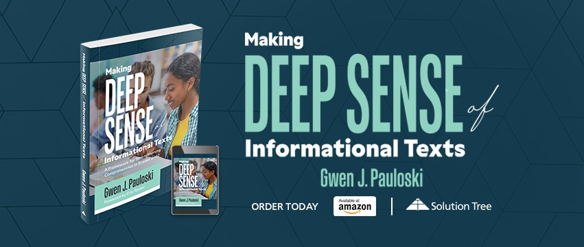 Advertising banner for Deep Sense book