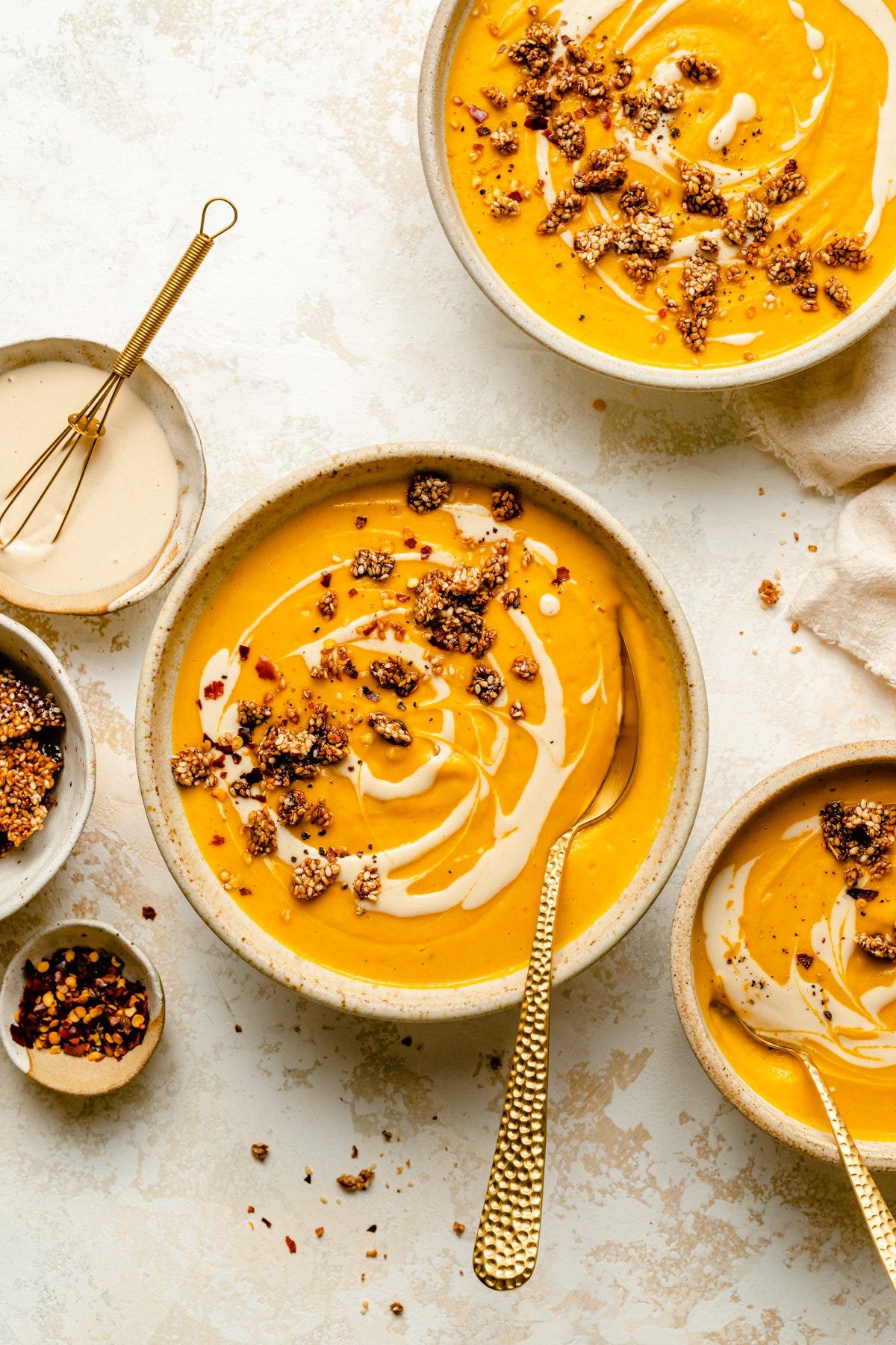 Spiced Sweet Potato and Carrot Soup