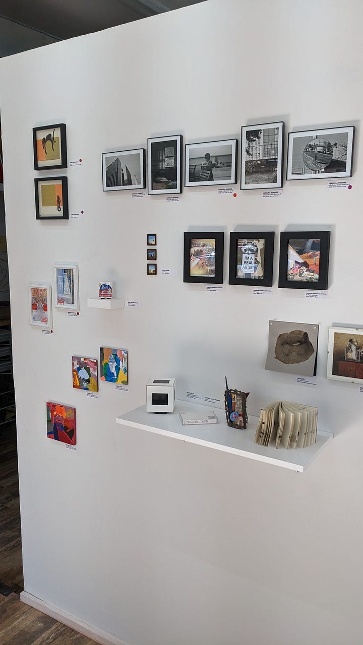 Walls of the gallery