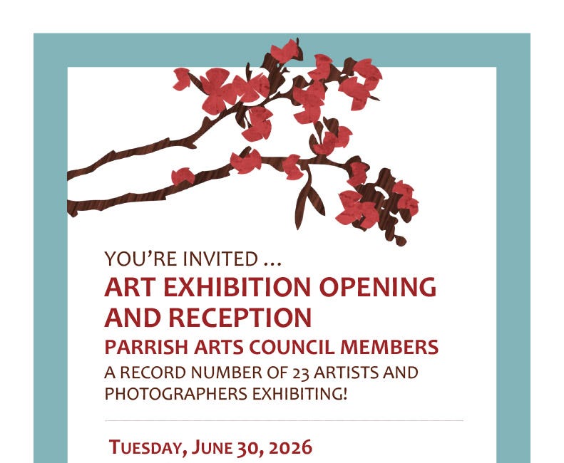 Parrish Arts Council to Showcase Record Number of Artists at Summer Exhibition
