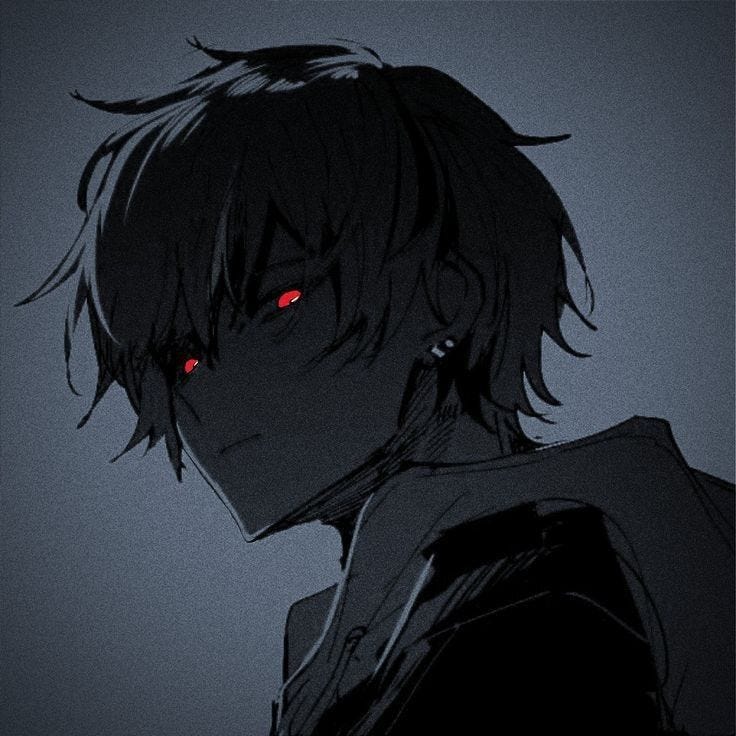 Dark Anime Character with Red Eyes | Evil anime boy, Anime cool dark, Anime art dark Dark Anime Character with Red Eyes | Evil anime boy, Anime cool dark, Anime art dark