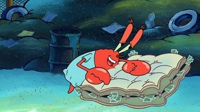 The Lost Mattress/Krabs VS Plankton