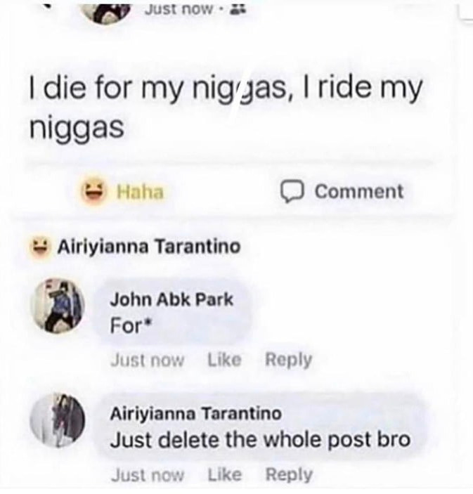 Just delete the whole post bro - 9GAG