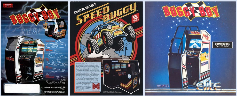 The Classic Arcade and Console Era (1972-1989) - Speed Buggy