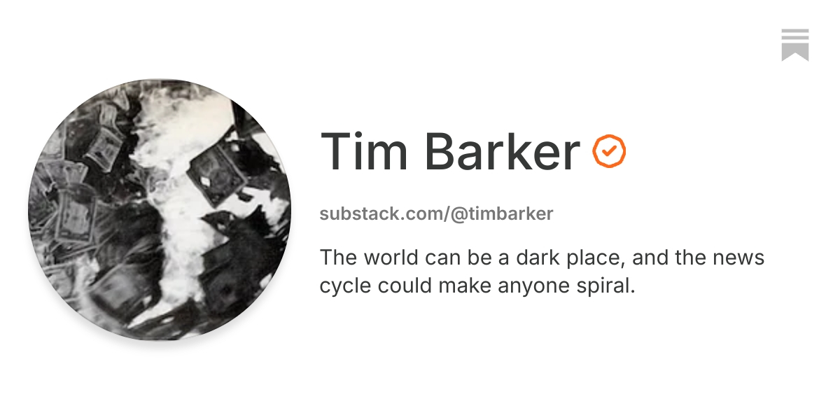 Tim Barker | Substack