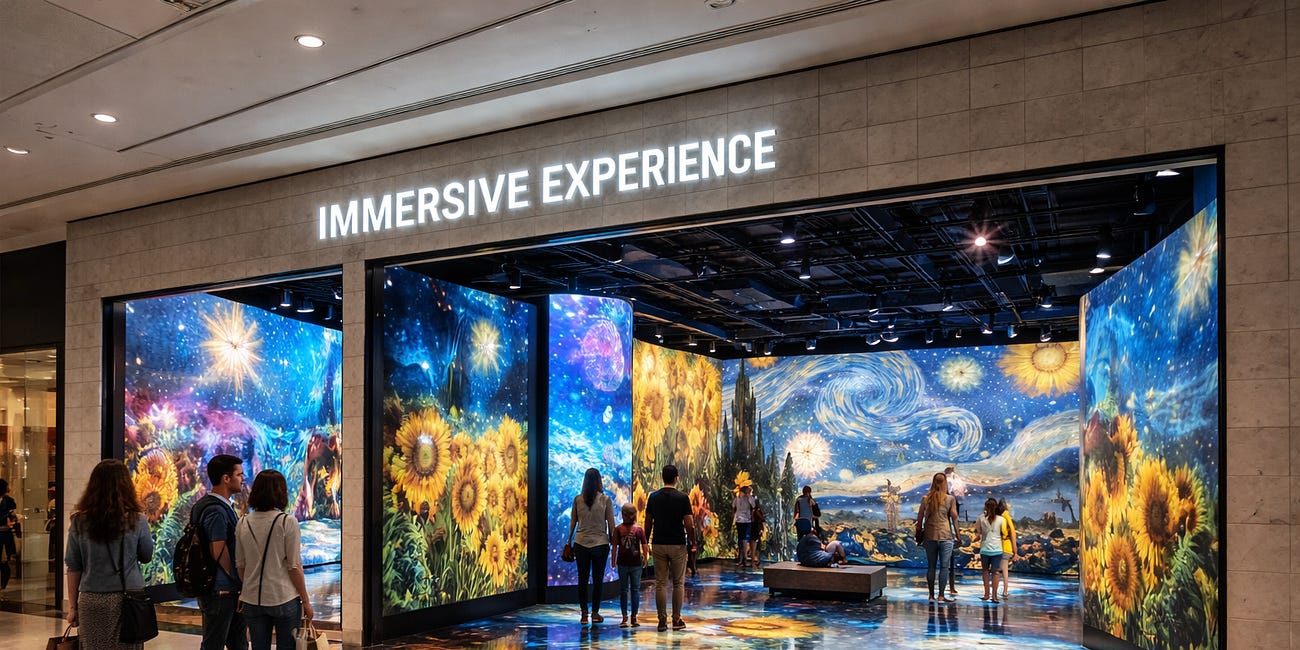 Can an empty retail unit become a new immersive magnet for people?