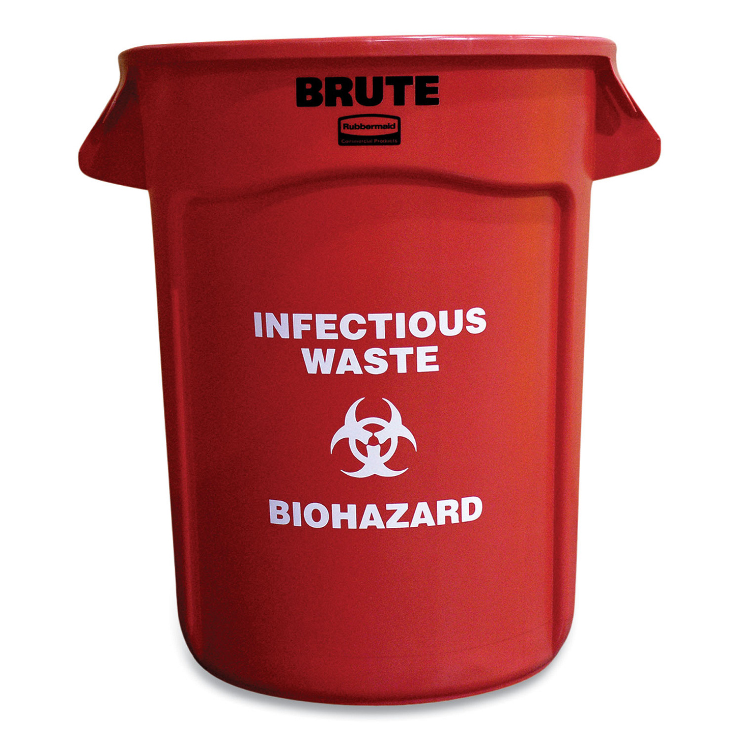 Rubbermaid® Commercial Vented Round Brute Container, "Infectious Waste ... Rubbermaid® Commercial Vented Round Brute Container, "Infectious Waste ...