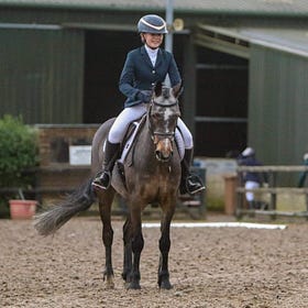 Blustery conditions test dressage competitors at Knockagh View