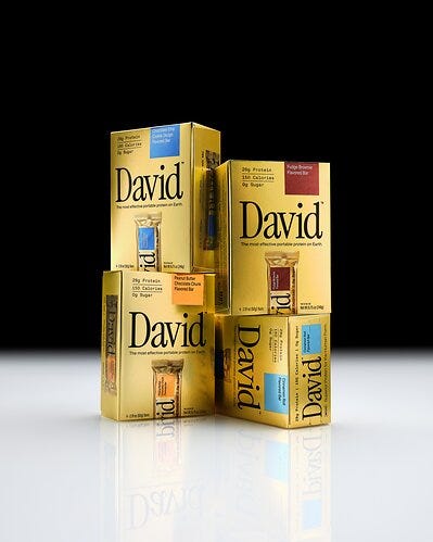 David Protein Gold Bars