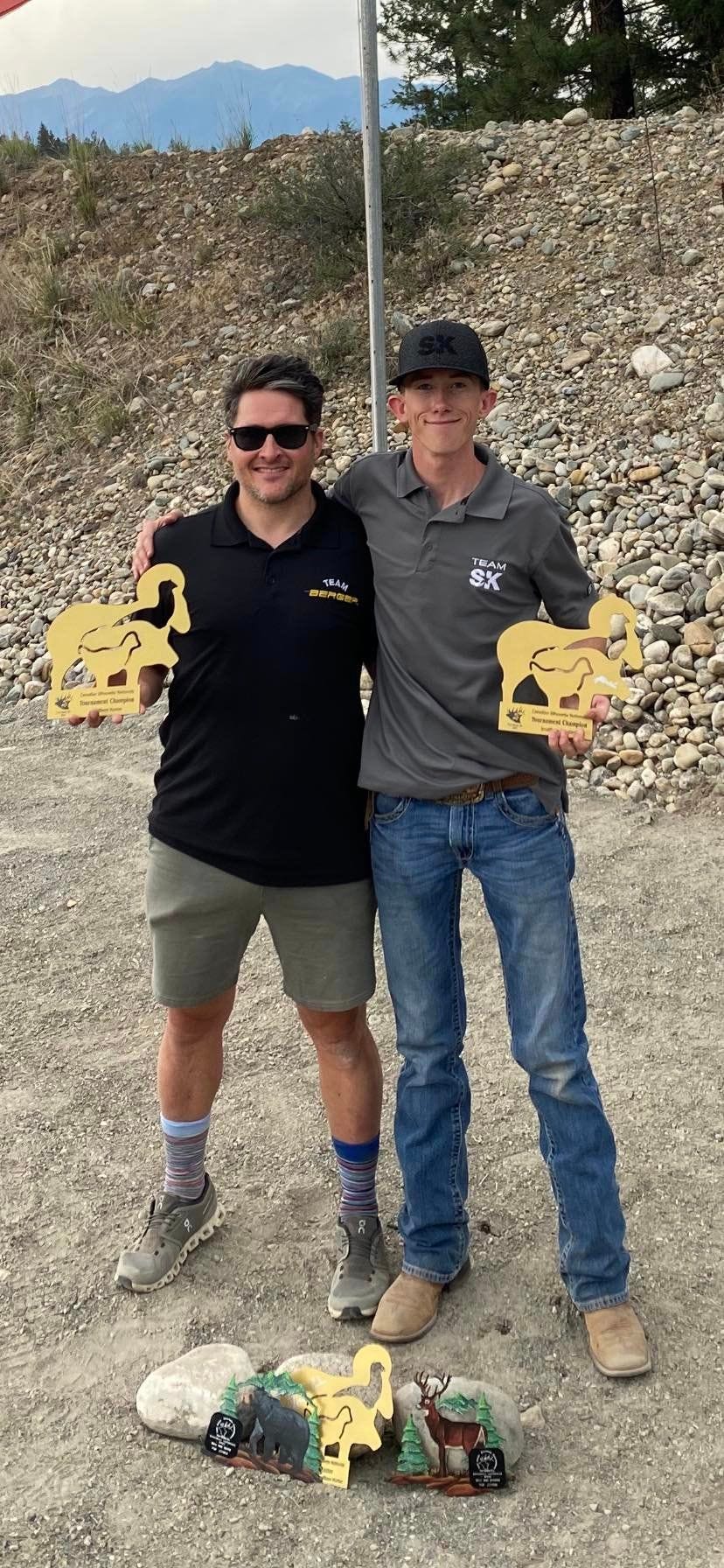 May be an image of 2 people, people skeet shooting and offroad vehicle
