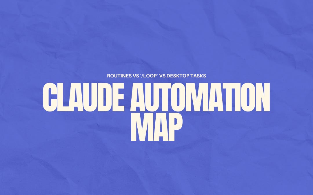 Claude Routines vs /loop vs Desktop Tasks: The Right One