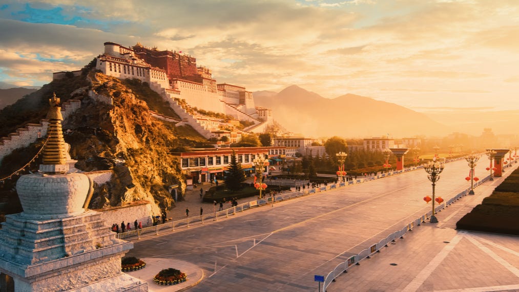 The Potala Palace, located in Lhasa, XAR, China.
