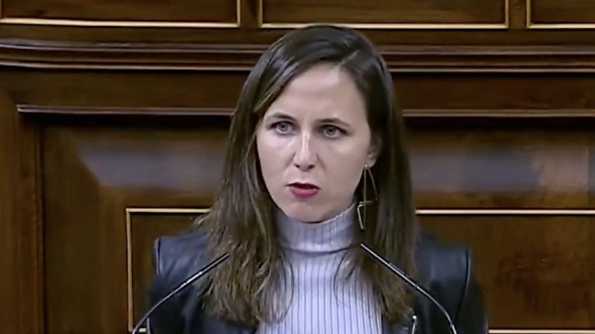 La diputada de Podemos, Ione Belarra, en el Congreso