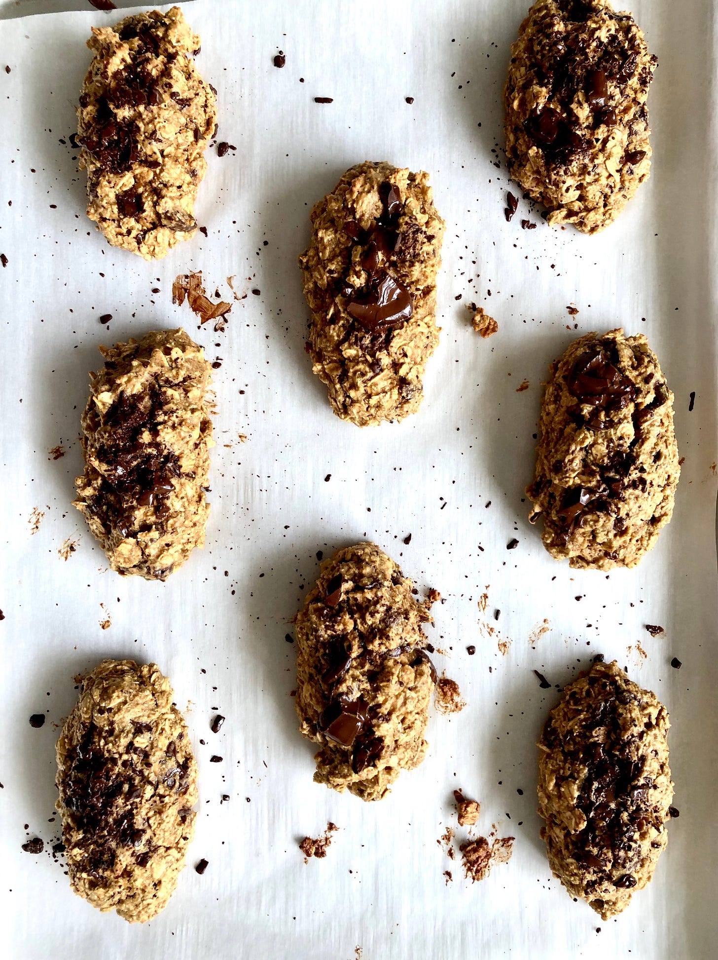  Chocolate peanut butter oat breakfast bars 