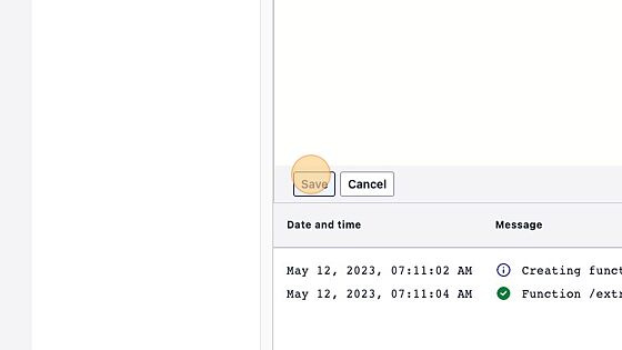 Screenshot of: Click "Save" Screenshot of: Click "Save"