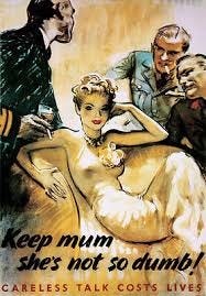 Keep Mum She's Not So Dumb! Vintage World War Two Propaganda Poster | eBay