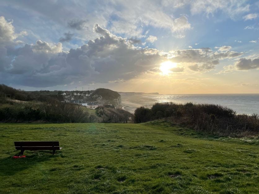The beautiful setting of côte d’Albâtre !