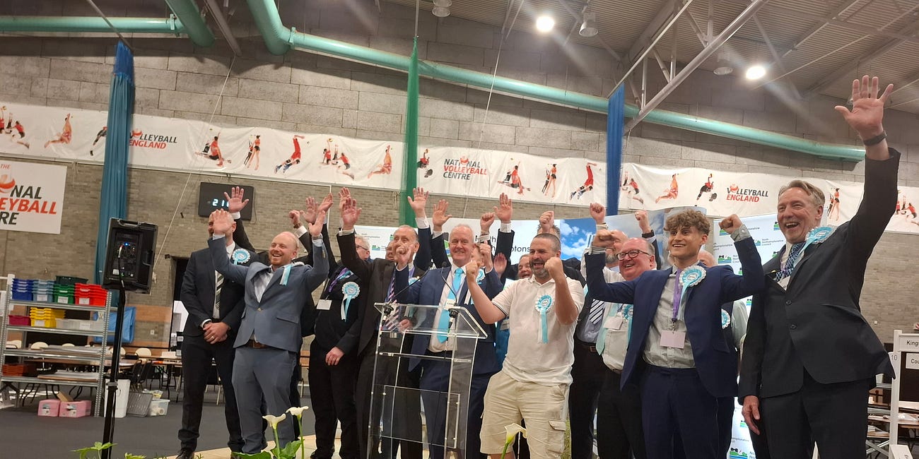 There's a new blue party in town