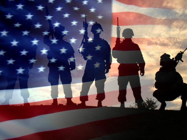 Flag & soldiers Flag & soldiers