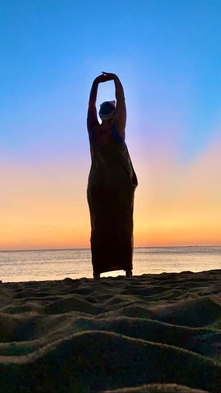 sunrise cold plunge nomad car life