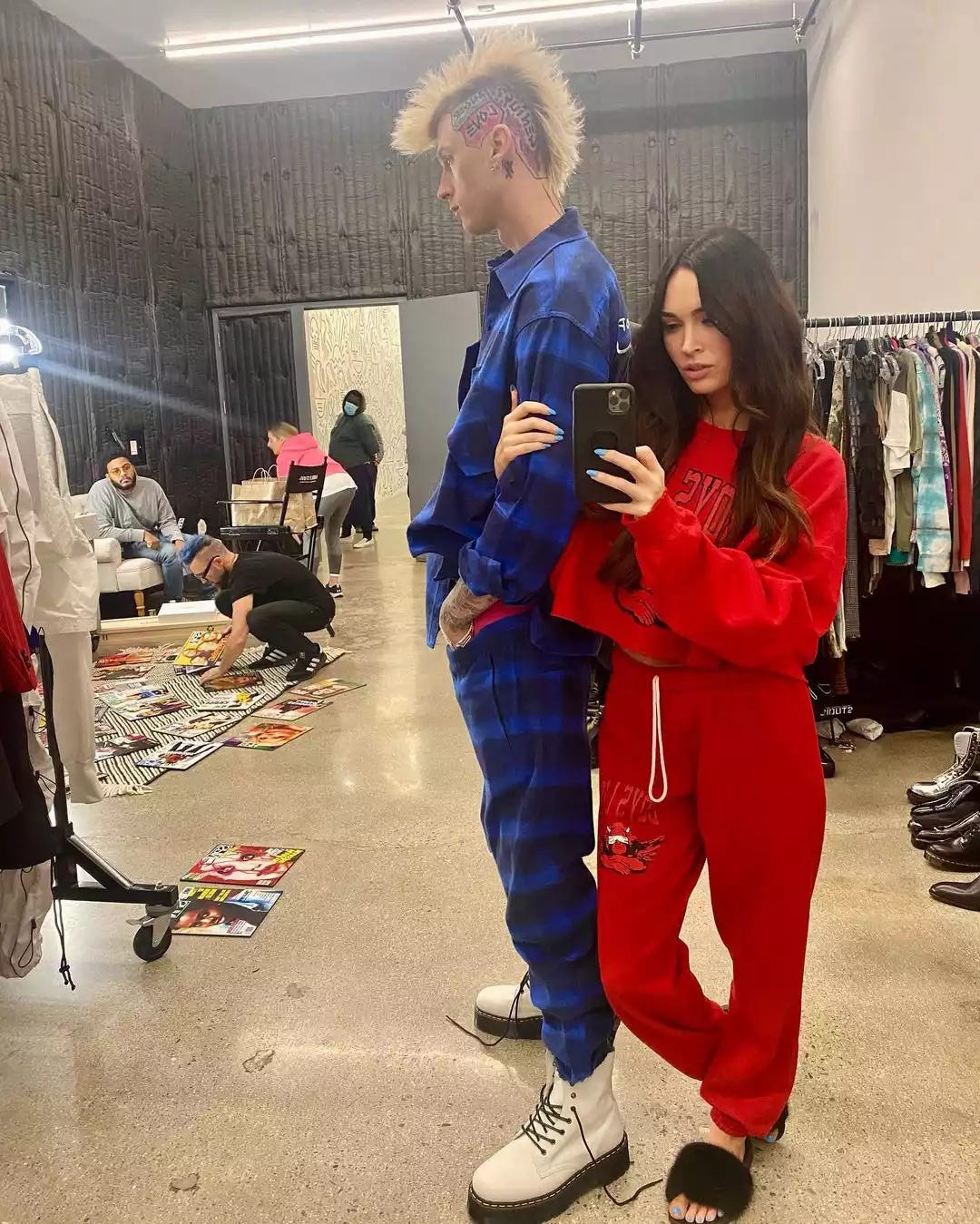 Machine Gun Kelly and Megan Fox