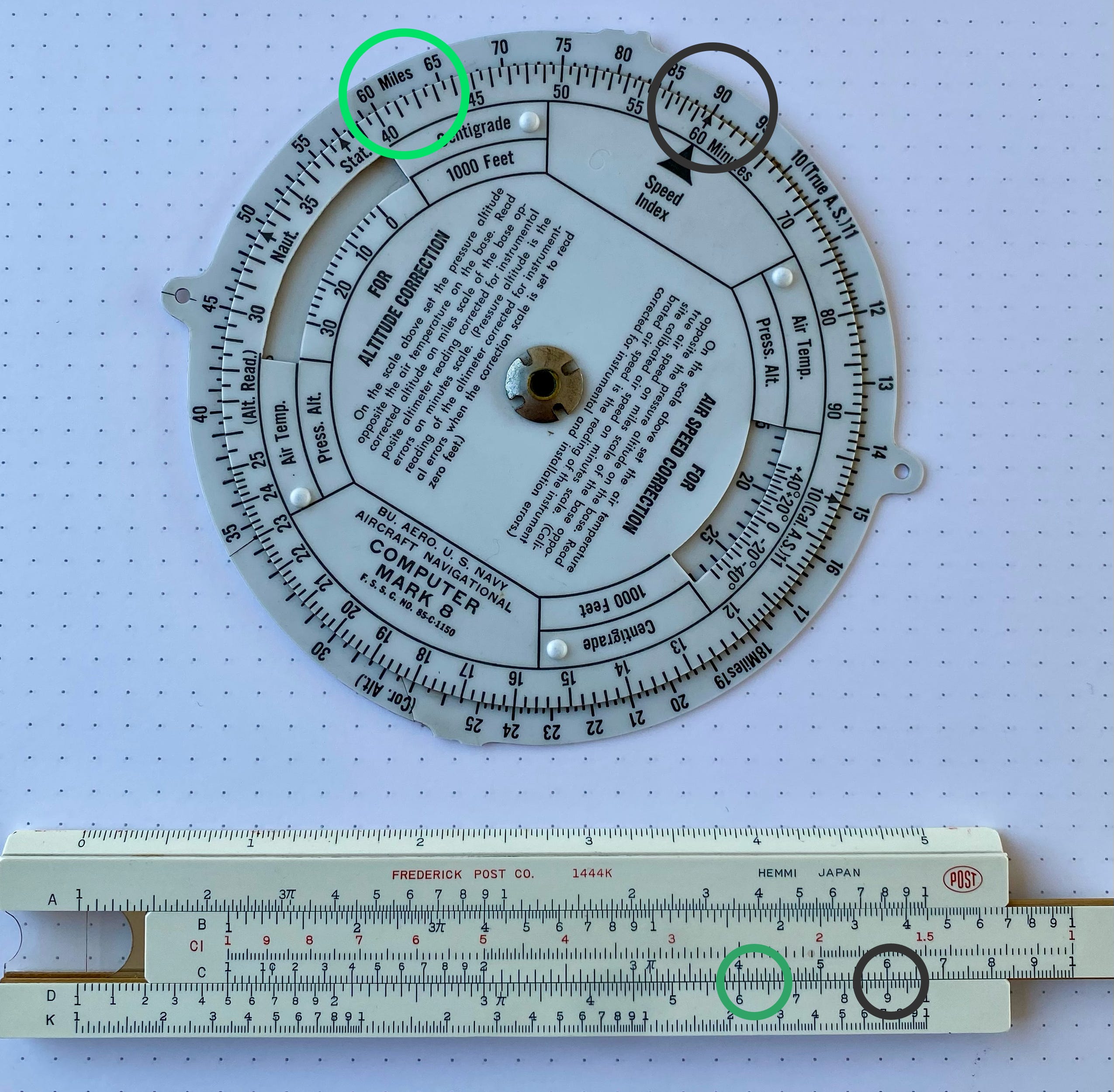 Aviation Slide Rules - by Joe Plazak - Following the Rules