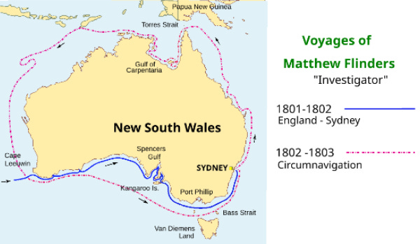 Map of Australia 