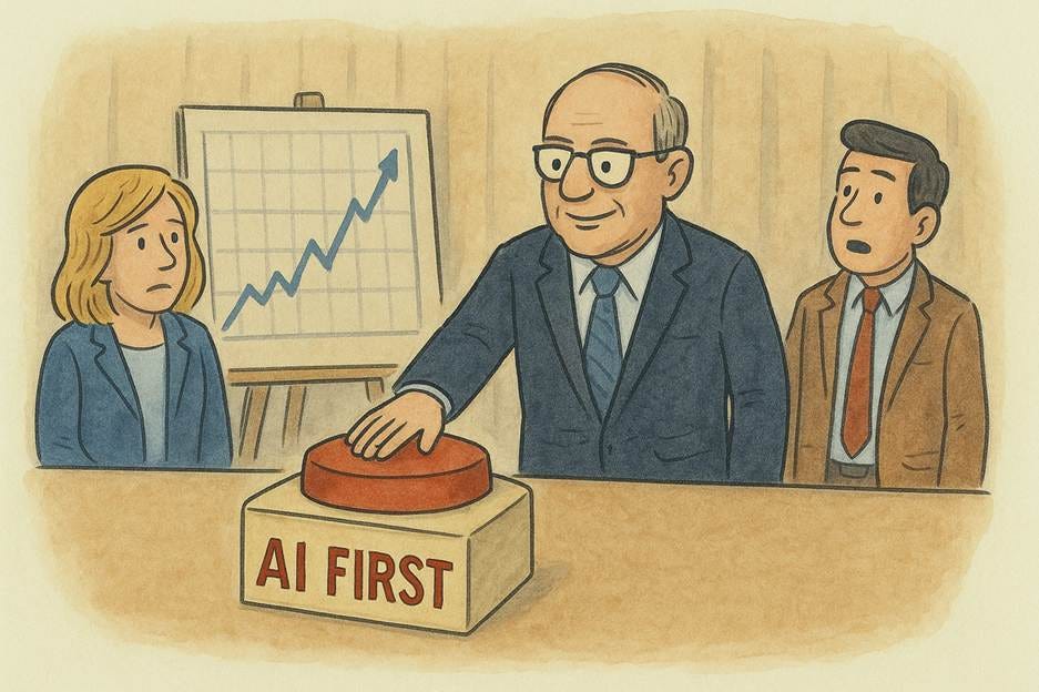 A person pressing a red button

AI-generated content may be incorrect.