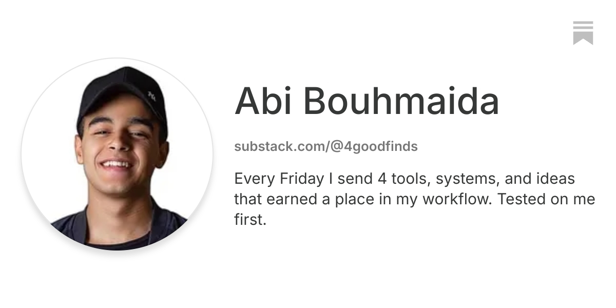 Abi Bouhmaida | Substack